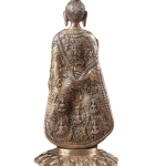 Pure Brass Standing Lord Buddha Statue | 11" Height | Fully Engraved Design | Sacred Art Collection | Traditional Craftsmanship | Premium Decor | Jaipurio